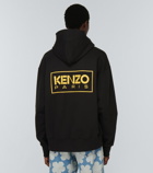 Kenzo - Embroidered cotton jersey hoodie