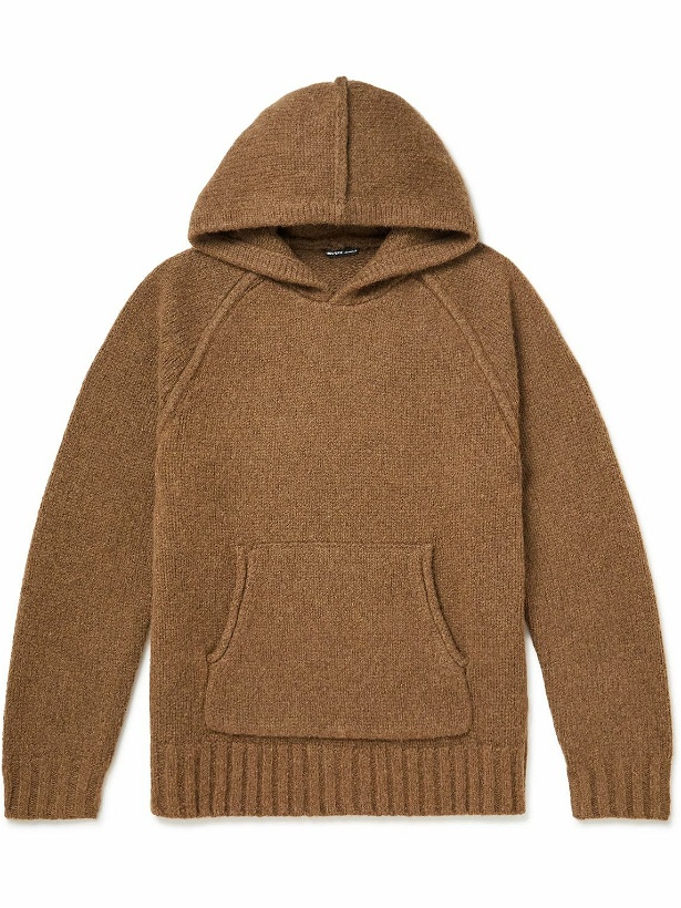 Photo: James Perse - Knitted Hoodie - Brown