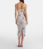 Rachel Gilbert Pierre embellished midi dress