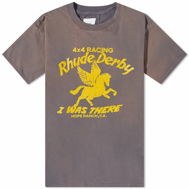 Photo: Rhude Men's Derby T-Shirt in Vintage/Grey