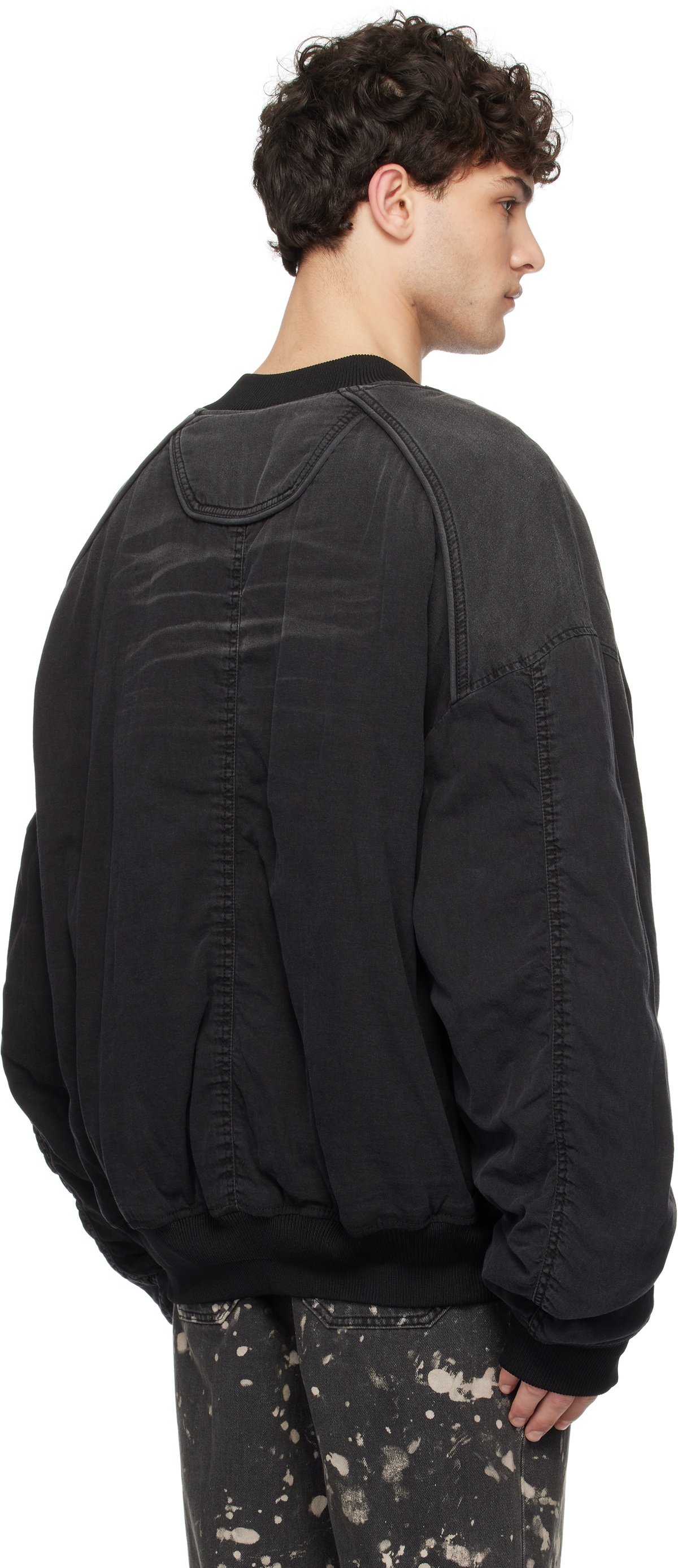 Juun.J Red MA-1 Jumper Reversible Bomber Jacket