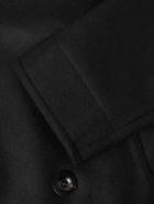 Private White V.C. - The Manchester Wool Peacoat - Black