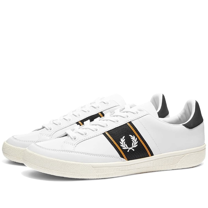 Photo: Fred Perry Authentic B3 Leather Taped Sneaker
