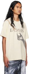 Balmain Off-White Statue T-Shirt