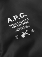 A.P.C. - Vadim Logo-Print Shell Jacket - Black