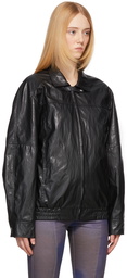 TheOpen Product Black Air Washed Bomber