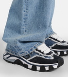 Dolce&Gabbana Runner distressed denim sneakers