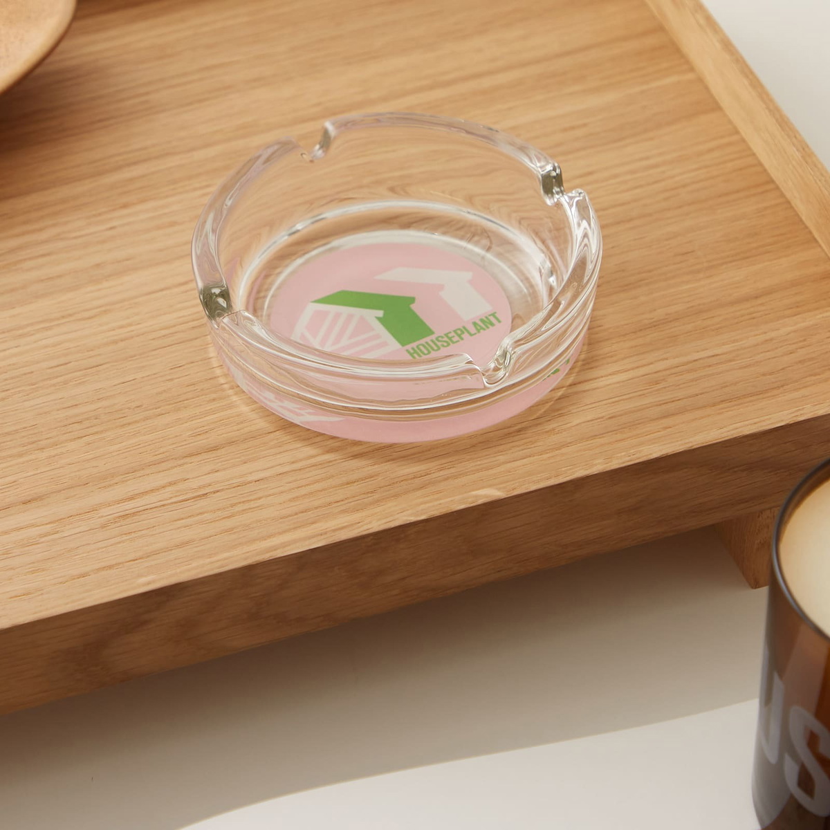 Houseplant by Seth Rogen Glass Ashtray - Memory in Clear 