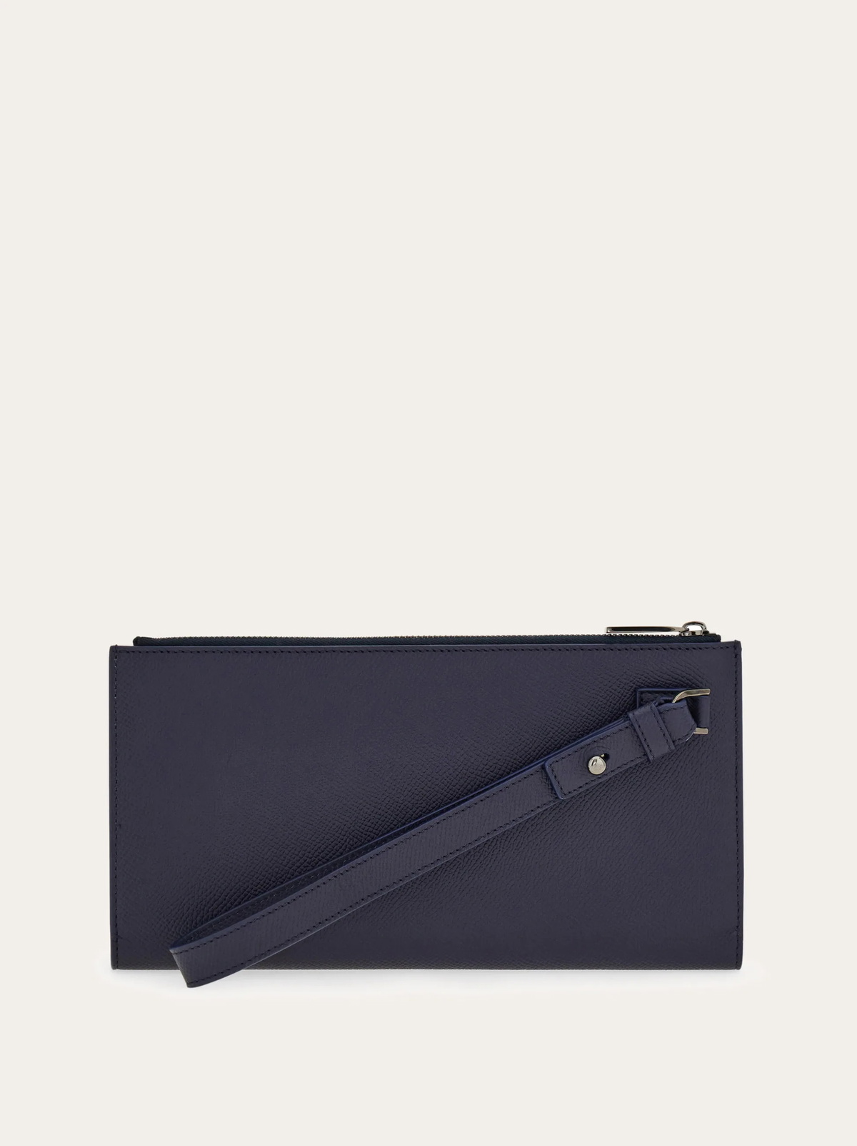 Ferragamo Mens Gancini document holder in Blue