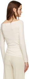 LISA YANG Off-White 'The Kathy' Long Sleeve T-Shirt