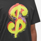 Maharishi Men's Maha Warhol Dollar Sign T-Shirt in Black