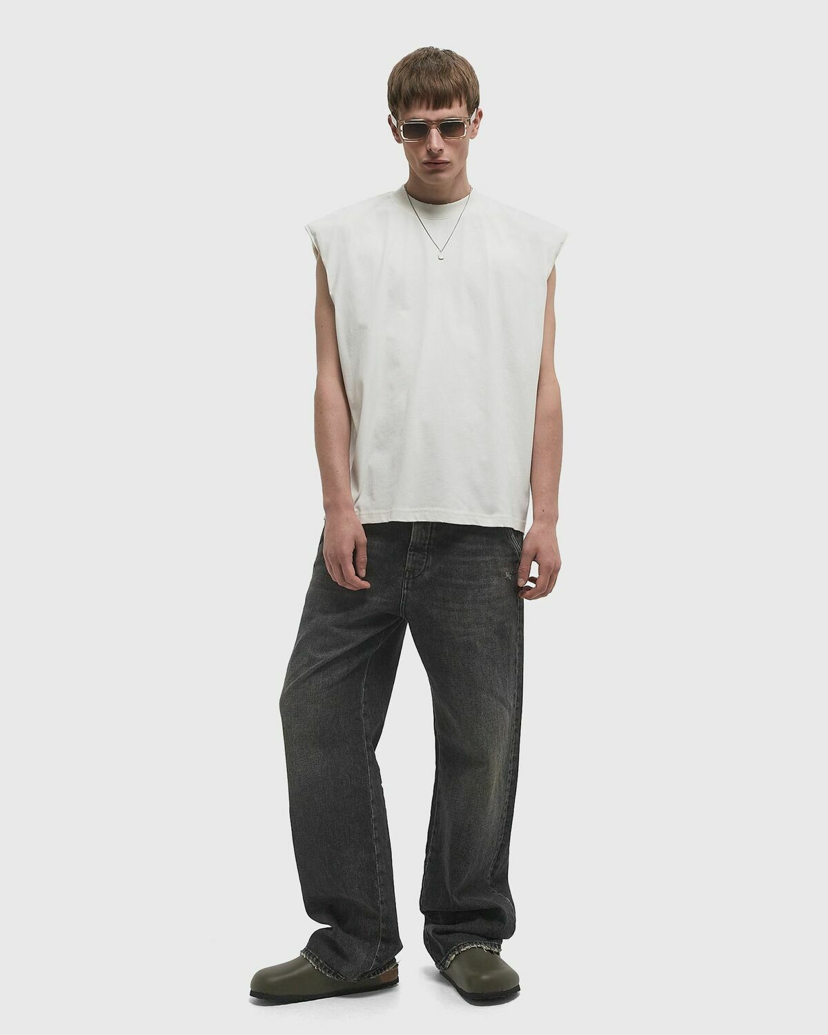 Reternity ÉVÉNIE BAND TANKTOP White Mens Shortsleeves/Tank Top