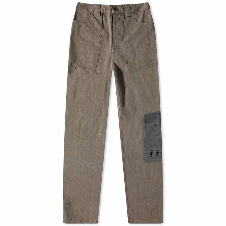 Photo: Heresy Men's Bone Trouser in Brown