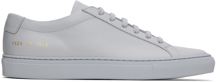 Photo: Common Projects Gray Original Achilles Low Sneakers