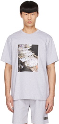 Helmut Lang Gray Cotton T-Shirt