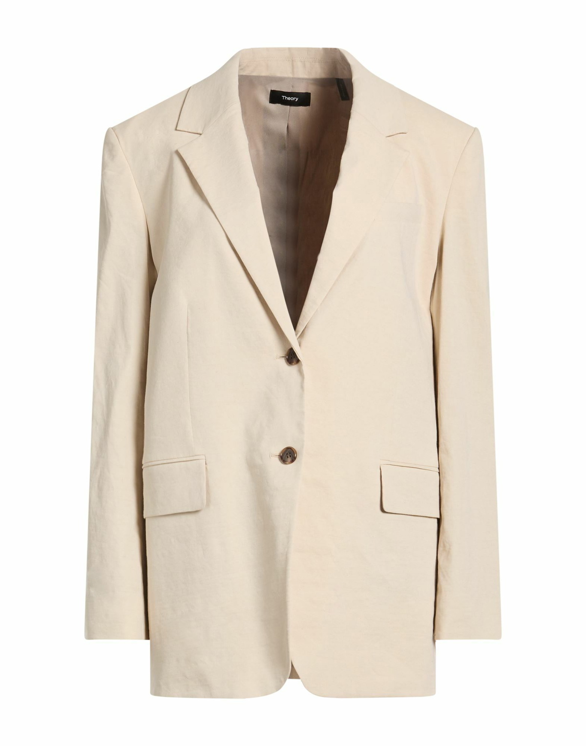 Theory Womens Blazer in Beige