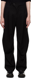 DEVOA Black Baggy Trousers