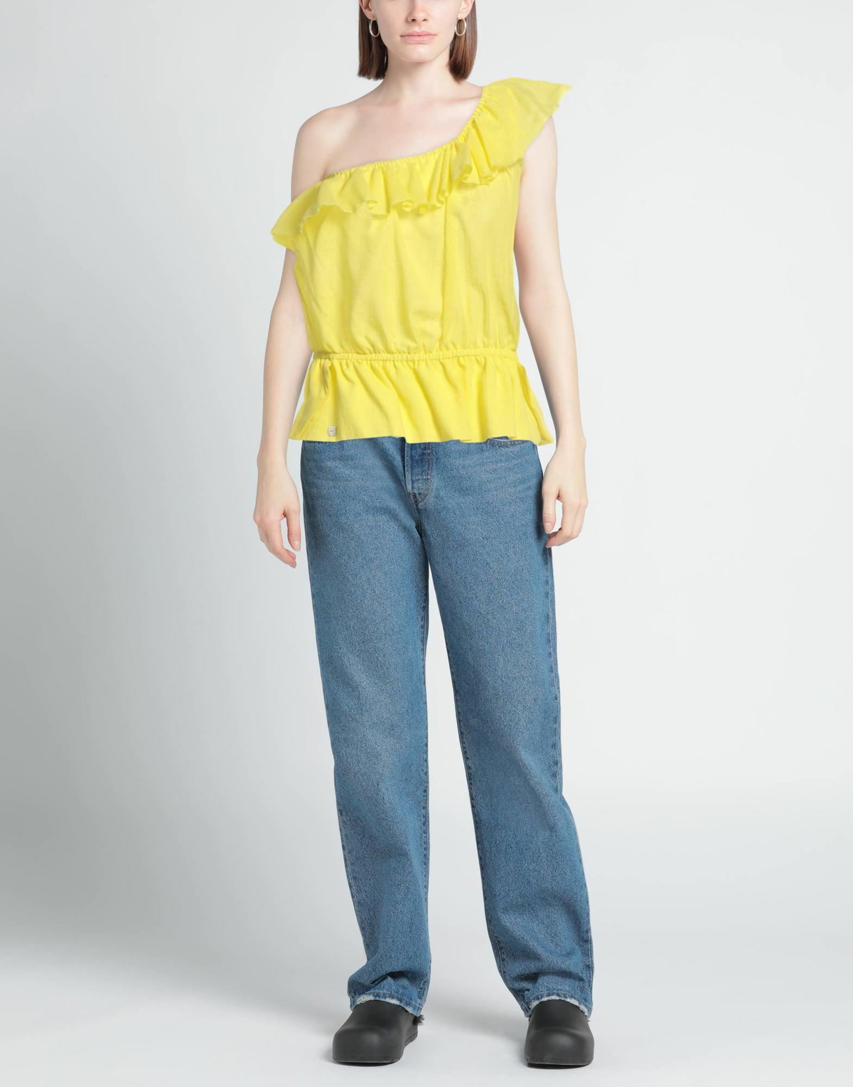 Manila Grace Womens Top in Yellow