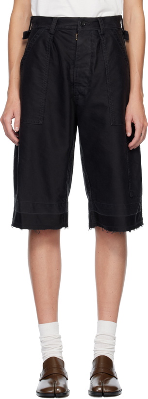 Photo: Maison Margiela Black Utility Shorts