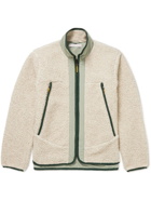 Orlebar Brown - Baird Canvas and Shell-Trimmed Fleece Jacket - White