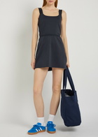 Spence Court Piqué Ponte Mini Dress Navy