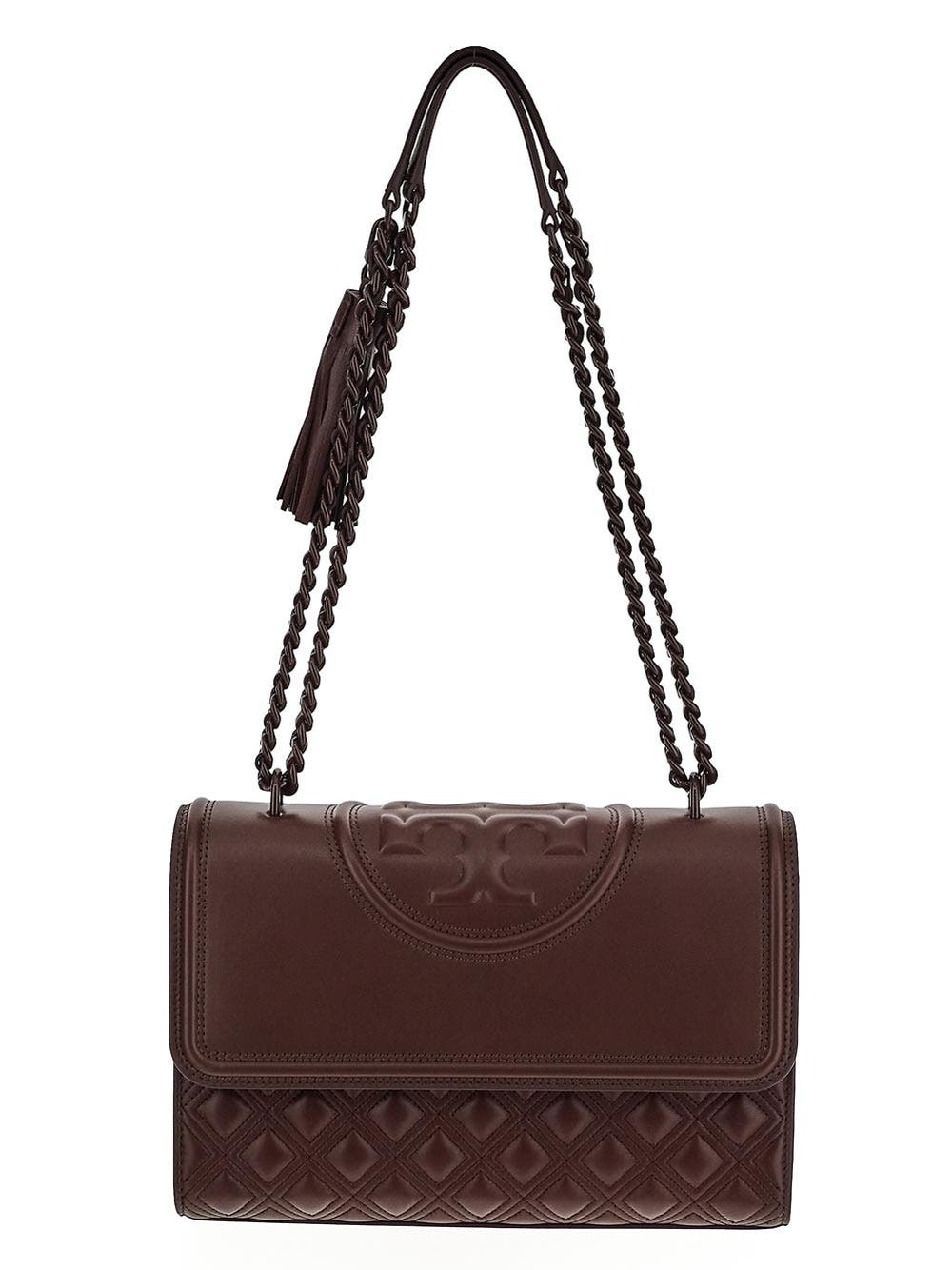 Fleming Convertible Leather Shoulder Bag