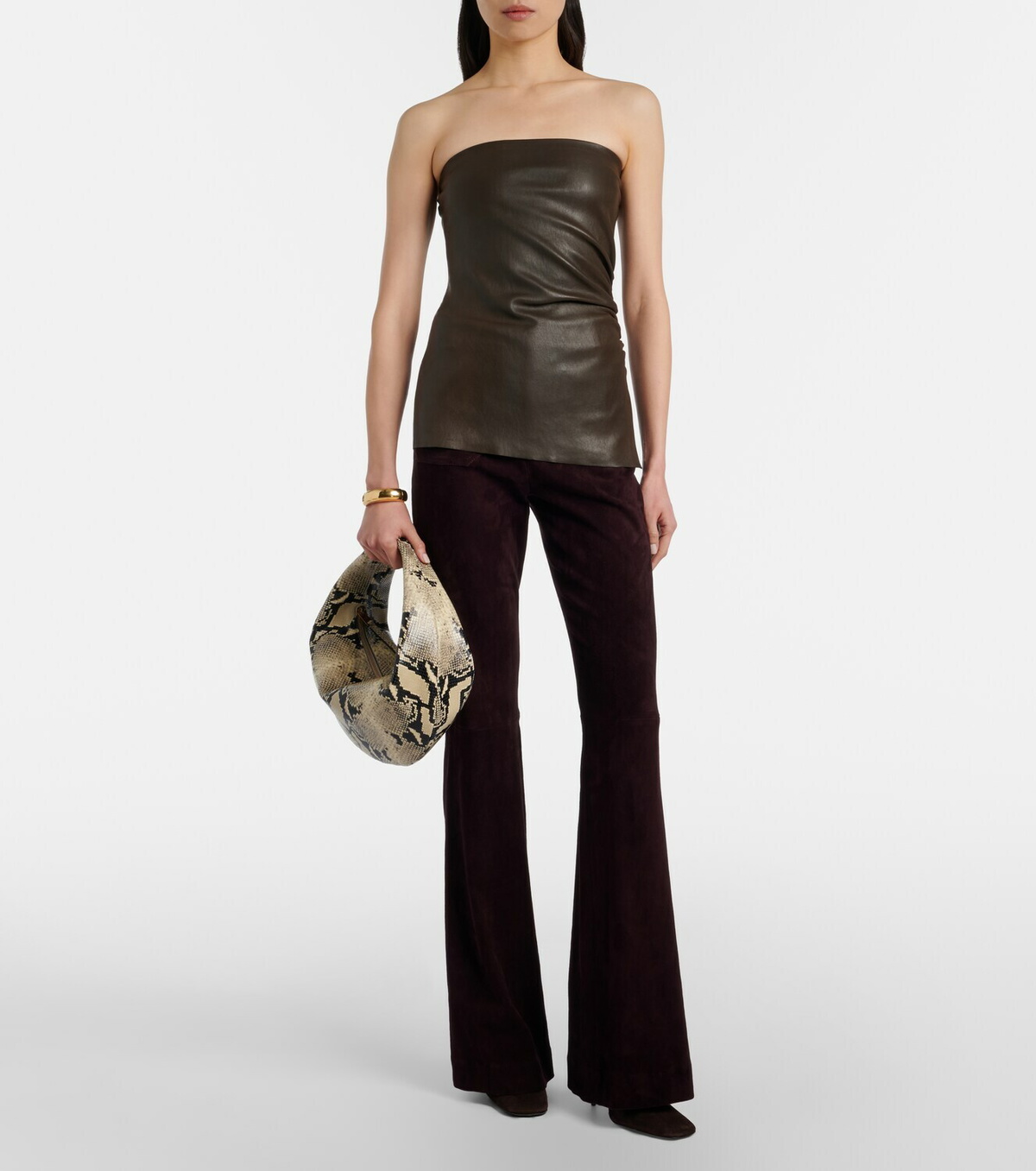 Stouls Laya leather bustier