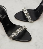 Christian Louboutin Fanny Jolly embellished leather sandals
