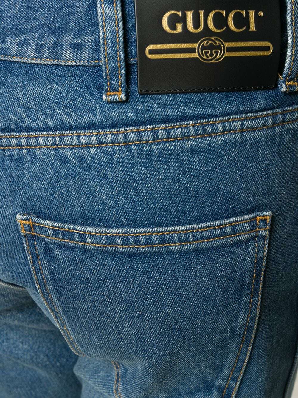 GUCCI STRAIGH LEG DENIM JEANS デニム GUCCI - Straight-leg Denim Cotton Jeans Gucci