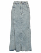 Maje Womens Denim skirt in Blue