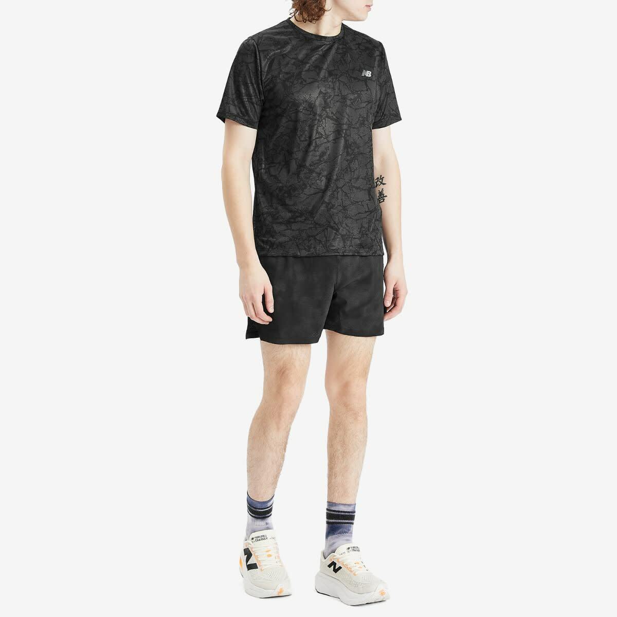 New Balance RC Reflective Short 5" in Black