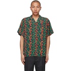 WACKO MARIA Green Hawaiian Type-6 Short Sleeve Shirt