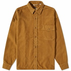 Nanamica Men's Flannel CPO Shirt Jacket in Camel