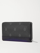 Berluti - Signature Logo-Print Canvas and Leather Zip-Around Wallet