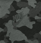 Nike - Camouflage-Print Cotton-Blend Tech Fleece Zip-Up Hoodie - Gray