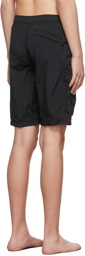 Stone Island Black Nylon Swim Shorts