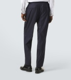 Brunello Cucinelli Wool and silk straight pants
