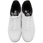 Nike White and Black Air Force 1 07 Sneakers