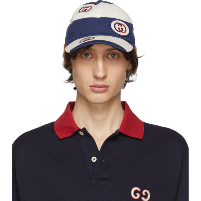 Photo: Gucci Blue and White Stripe Cap