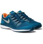 Nike Tennis - Air Zoom Prestige Rubber-Trimmed Mesh Tennis Sneakers - Blue