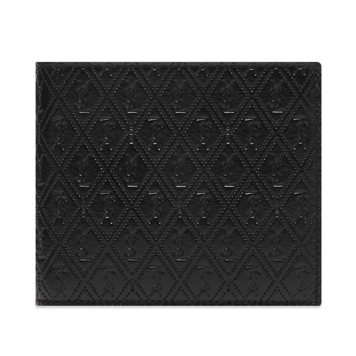 Photo: Saint Laurent YSL Embossed Monogrammed Billfold Wallet