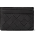 Bottega Veneta - Intrecciato Leather Cardholder - Black