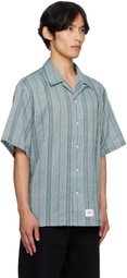 WTAPS Green Striped Shirt