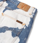 Nudie Jeans - Steady Eddie II Tapered Bleached Organic Denim Jeans - Blue