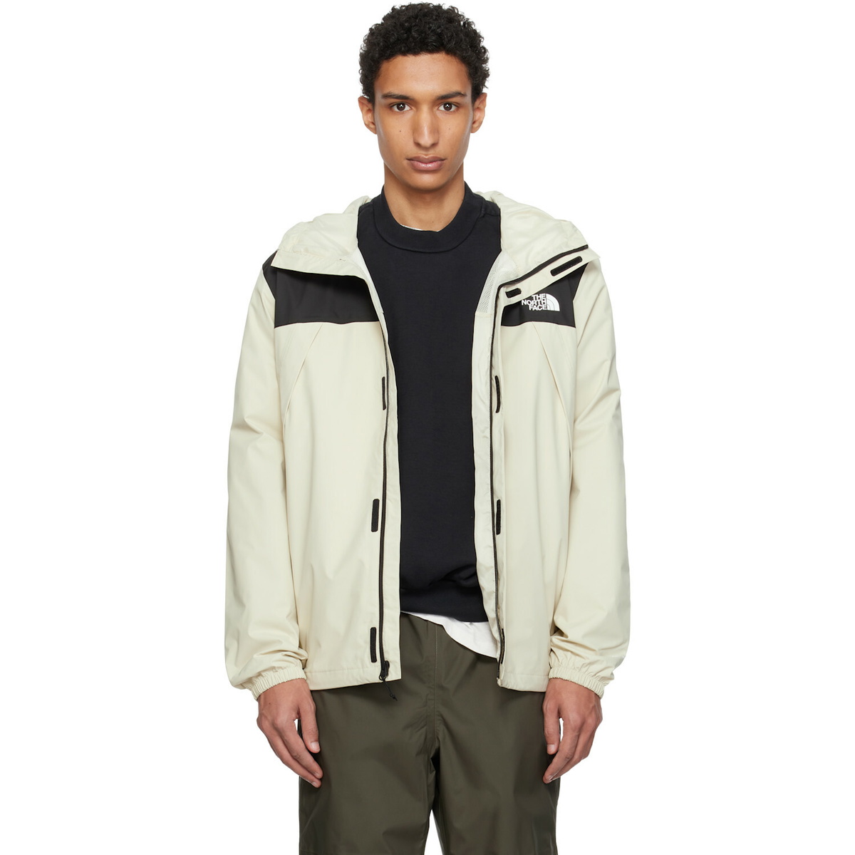 The North Face Beige Antora Rain Jacket