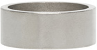 Maison Margiela Silver Large Logo Ring