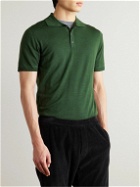 Barena - Marco Merino Wool Polo Shirt - Green