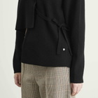 STEL Women's Asymmetric Wrap Cardigan in Black