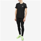 Adidas Men's Own The Run Basic T-Shirt in Black