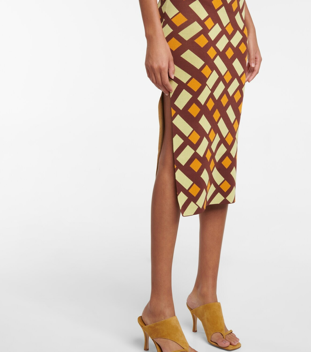 Dodo Bar Or Jacquard pencil skirt